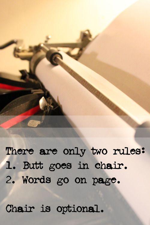 Two rules of writing